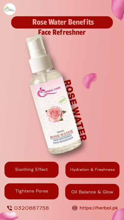 Herbal Care – Skin Refresher (Pure Rose Water)