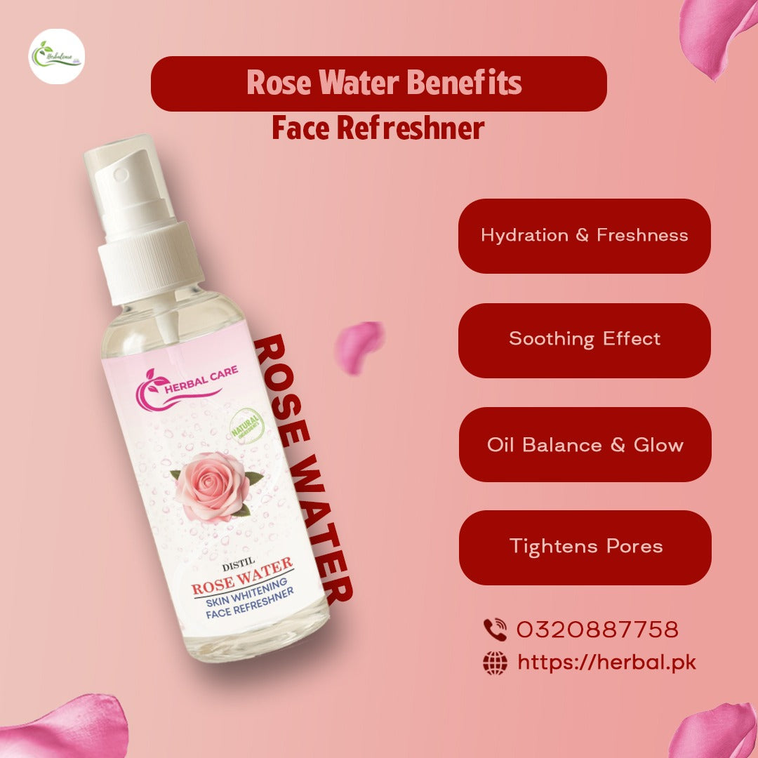 Herbal Care – Skin Refresher (Pure Rose Water)